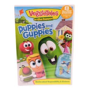 VeggieTales in the House: Puppies and Guppies DVD 2016 8 New Stories 88 Min New